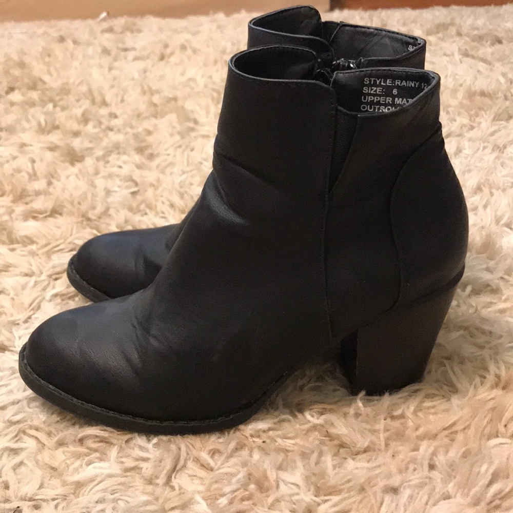 Black booties